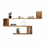Hanah Home Wal10-A Estantería de Pared Pino Atlántico